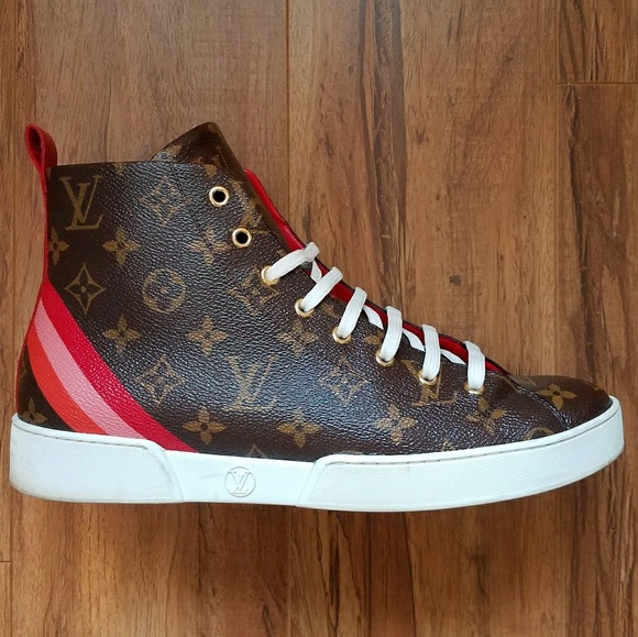 louis vuitton high top tennis shoes